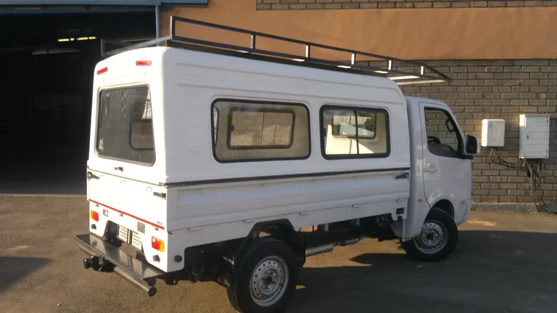 Tata Super Ace canopy fitted with a steel roof rack